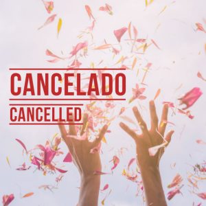 cancelación de eventos programados