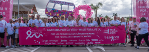 Pancarta apertura Carrera pro la Vida