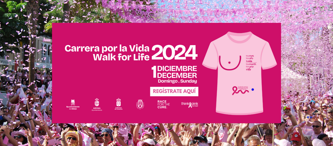 Logo Carrera por la Vida 2023